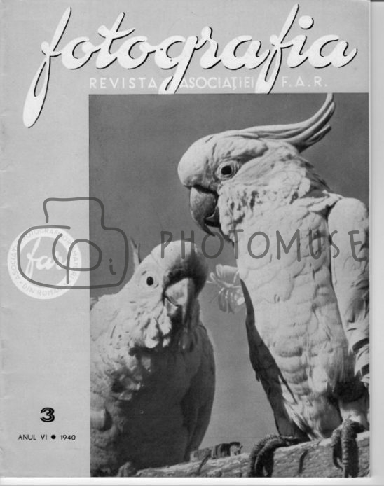 Revista Asociației F.A.R. a foto-cine-amatorilor din Romania nr. 3/1940
