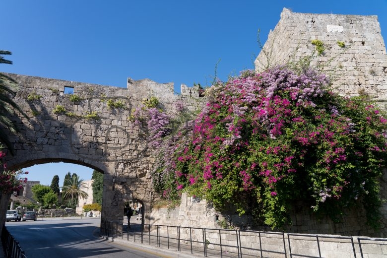 Gate of Rhodes Citadel, Greece, 2023