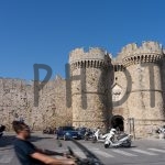 Gate of Rhodes Citadel, Greece, 2023