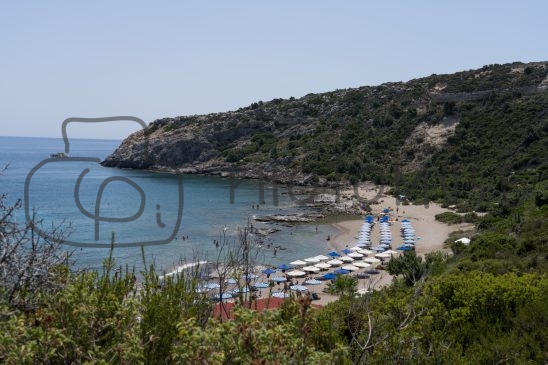 Nudist beach from Rodos, Greece, 2023