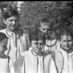 ’50s, group of boys from Maramures, Romania
