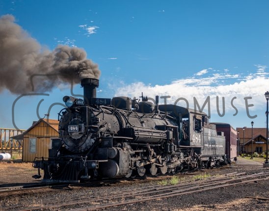 antique steam engine train